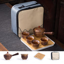Unique Flowers and Handmade Stone Tea Set, ibuyxi.com