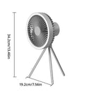 USB Ceiling Fan With Light & Great Cooling - view 6