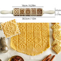 Wooden Embossed Rolling Pin