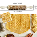 Wooden Embossed Rolling Pin