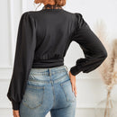 MISS PETAL Plunge Neck Lace Bodysuit For Woman Solid Black Sexy Long Sleeve Bodysuit Jumpsuits 2023 Female Spring Autumn Rompers, ibuyxi.com