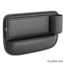 Premium Car Seat Gap Organizer Textured Pu Leather Front Seat Storage Bag with Cup Holder Auto Center Console Crevice Filler, ibuyxi.com