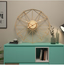 Polygon Design Of Silent 3D Wall Clock, iBuyXi.com