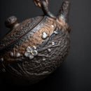 Old Thick Earthenware Tea Cup and Pot, iBuyXi.com