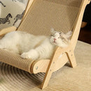 Sisal Wooden Lounge Cat Scratcher