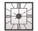 Creative and Silent Square Iron Wall Clock Decoration - view 5