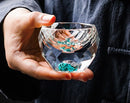 Unique Engraved Design Greenstone Wine Cup - view 4
