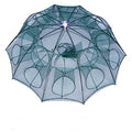 Net fishing umbrella on a white background