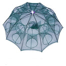 Net fishing umbrella on a white background