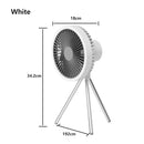 10000mAh Portable Wireless Electric Fan with Tripod Lamp, iBuyXi.com