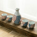 Exquisite Japanese Sake Bottle 4pcs Cups, ibuyxi.com