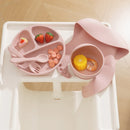 5Pcs Baby Silicone Feeding Set Round Dining Dishes, iBuyXi.com