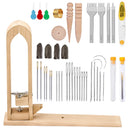 KRABALL Leather Pony Table Lacing Clamp with Punch, iBuyxi.com