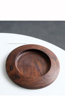 Matte Kiln Tea Cup with Walnut Plate, iBuyXi.com