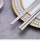 304 Stainless Steel Reusable Chopstick Style, ibuyxi.com