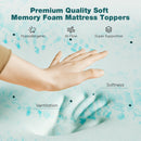 Cooling 2-3 Inch Gel Memory Foam Mattress Topper, iBuyXi.com