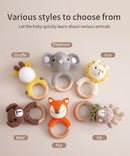 Crochet Animals Baby Rattle