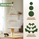 Three Tier Holiday Pine Cat Tree