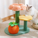 Sweet Orange Blossom Cat Scratching Post