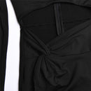 Mozision Autumn Hollow Out Long Sleeve Dress, iBuyxi.com