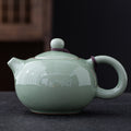 Handmade Ceramic Teapot Manual Ice Crack Split Teapot Set, ibuyxi.com