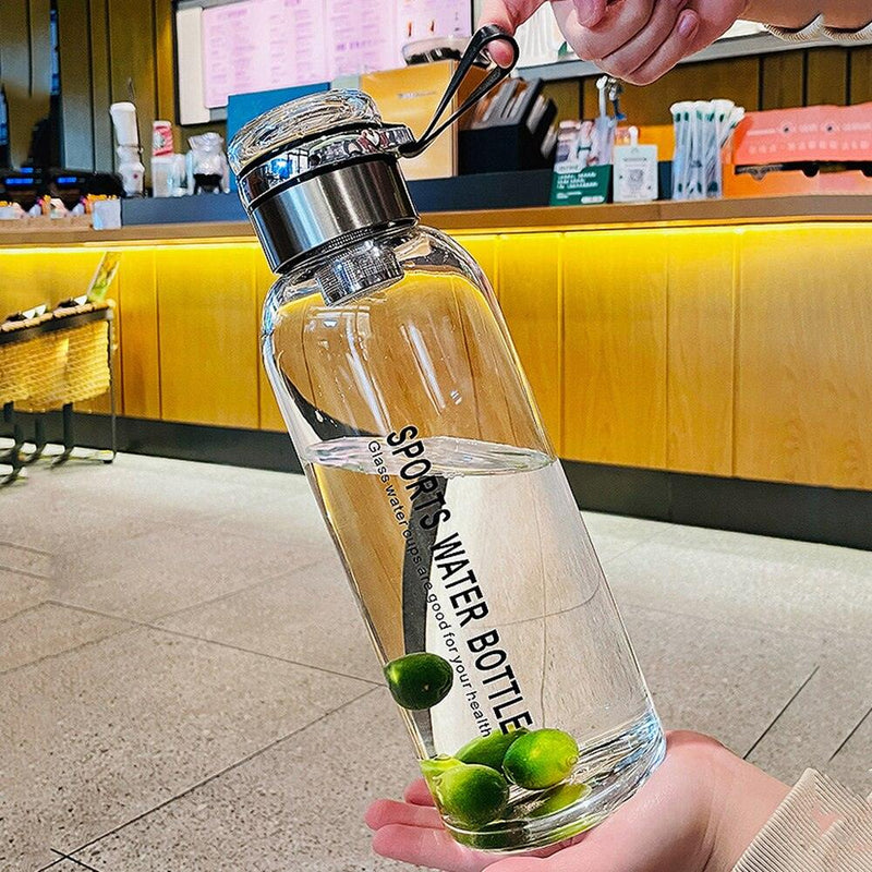 2L Portable & Giant Glass Water Bottle, ibuyxi.com