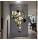 Modern Pointer Gold Metal Art Wall Clock - view 10