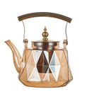 Heat Resistant With Strainer Glass Flower Tea Pot - view 2