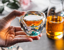 Unique Engraved Design Greenstone Wine Cup - view 3
