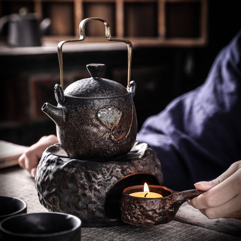 Hot Tea Set with Zen Lotus Base and Cup - view 2