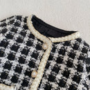 Tweed Plaid Two Piece Set Baby Clothes