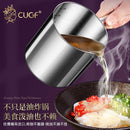 New Home Oil Fryer Stainless Steel Large Capacity Multifunctional Small Fryer Precise Temperature Control Frying Pan Saucepan, ibuyxi.com