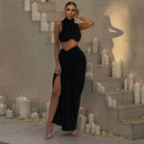 Tank Top Long Skirt Beach Vacation Two Piece Set, iBuyxi.com