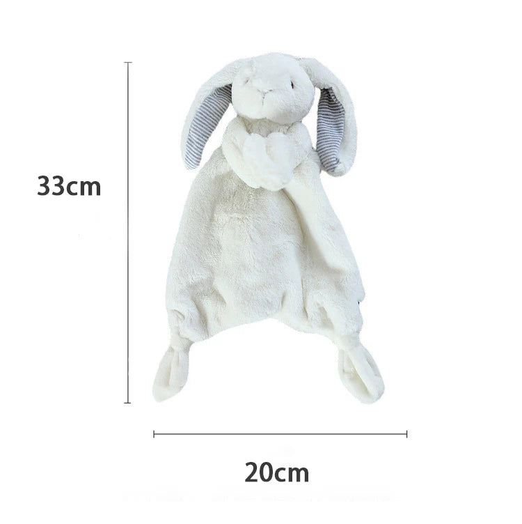 Bunny Rabbit Plush Baby Blanket