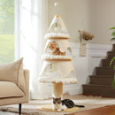 Three Tier Holiday Pine Cat Tree
