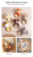 Crochet Animals Baby Rattle