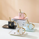 Creative and Gold Handbag Mug Set with Tray Design - view 10