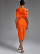 Bandage Off-Shoulder Dress - photo 6