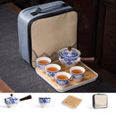 Unique Flowers and Handmade Stone Tea Set, ibuyxi.com