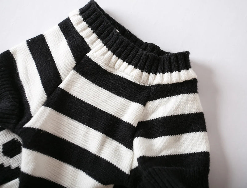 Skull Knitted Pet Sweater