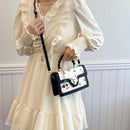 Luxe Sweet Cherry Print Shoulder Bag