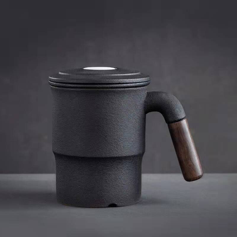 Ceramic Filter Tea Mug Lid and Separation Design - view 8