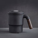 Ceramic Filter Tea Mug Lid and Separation Design - view 8