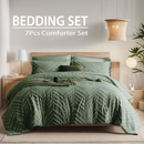 Kinsington Chevron Bed Comforter 7 Piece Set, iBuyXi.com