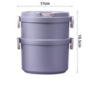 2/3 Layer Morandi Thermal Food Storage Lunch Box iBuyXi.com