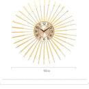Luxury Iron Wall Light Clock For Home Decor - view 2