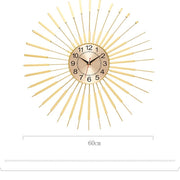 Luxury Iron Wall Light Clock For Home Decor - view 2