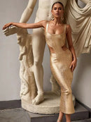 Backless Midi Dress - photo 4