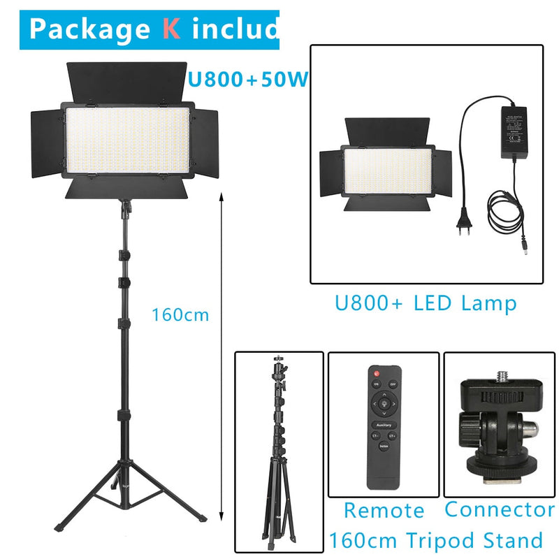 Nagnaz U800+ LED Studio Light with Adjustable Temperature, ibuyxi.com