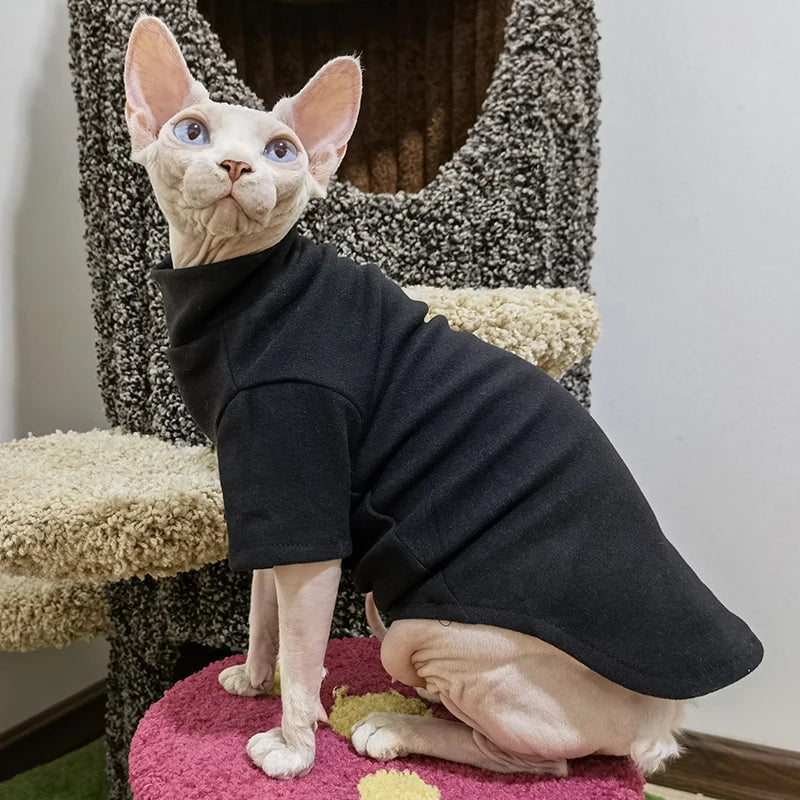 Classic Cotton Turtleneck Pet Clothes